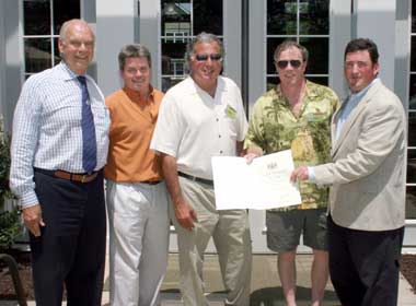 Left to right: Davis Chant, Pike County Treasurer John Gilpin, Developers Steve Sameroff and Brad Kenealy, State Representative Mike Peifer